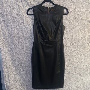 Calvin Klein Sleek Black Midi Dress